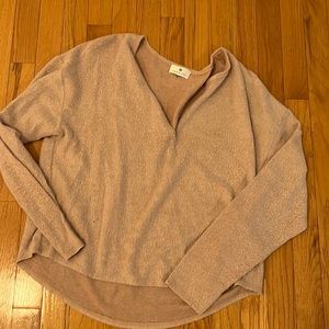 Socialite Pink V-Neck Top